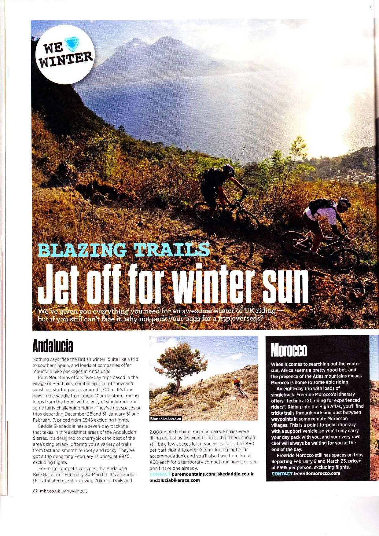 Mountain Bike Rider magazine, January 2013