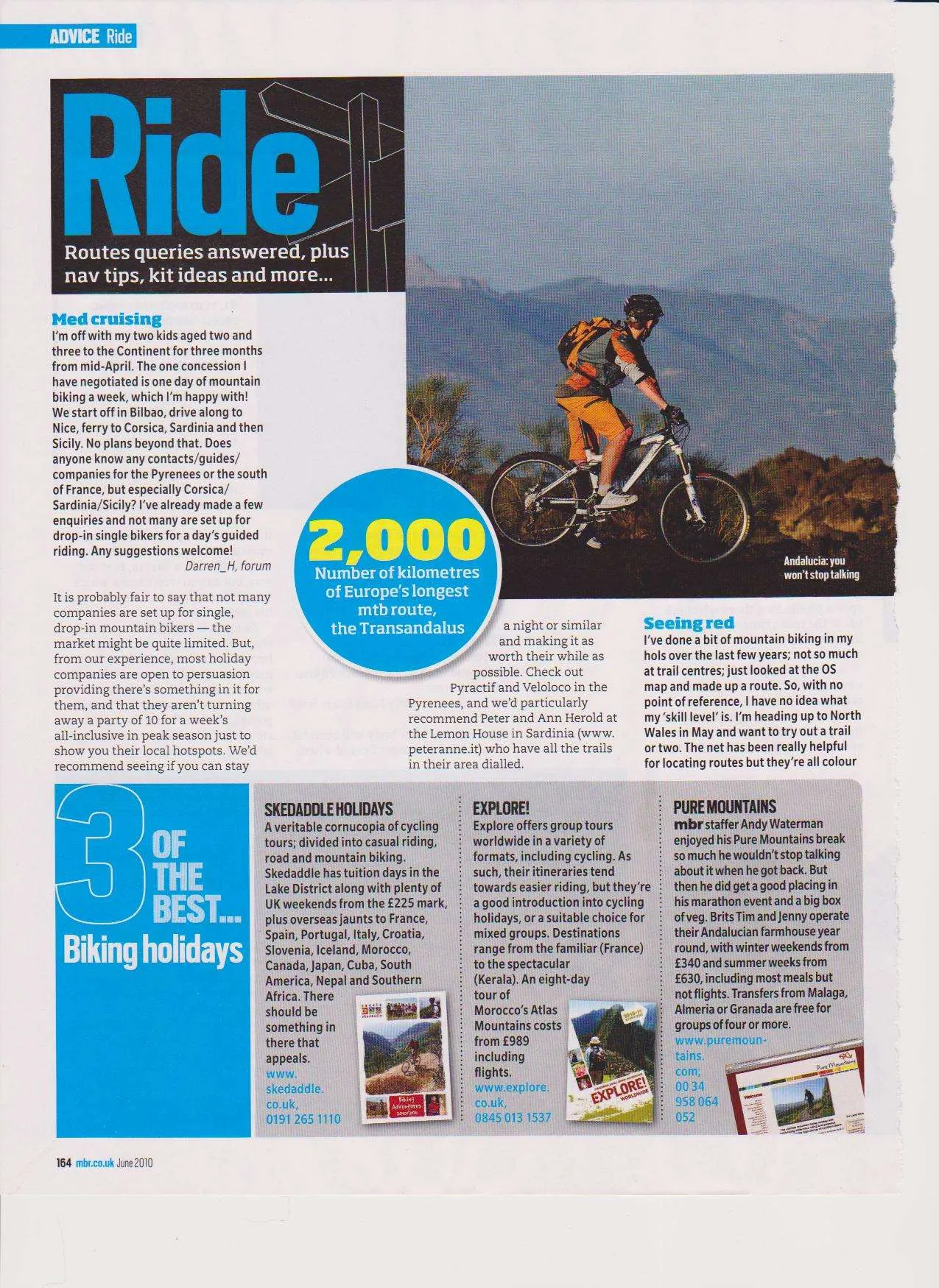 Mountain Bike Rider Magazine, June 2010