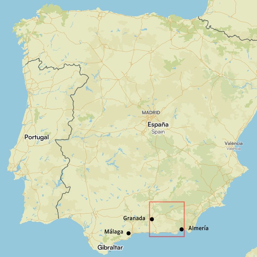 Spain map
