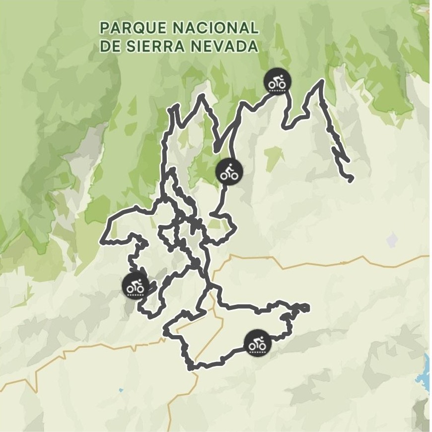 Essential gravel bike holiday map
